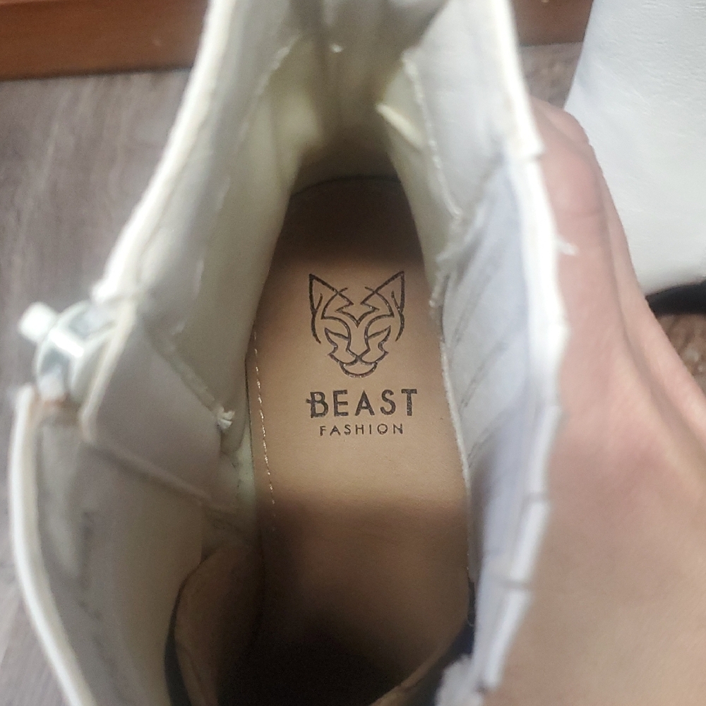 BEAST FASHION Deanna Ankle Boots with Glitter Toe - Picture 8 of 10